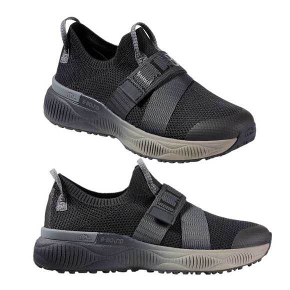 L.L. Bean Shoes - L.L. Bean Drigos Black Sneakers Slip On Hook and Loop  Women’s Size 9.5